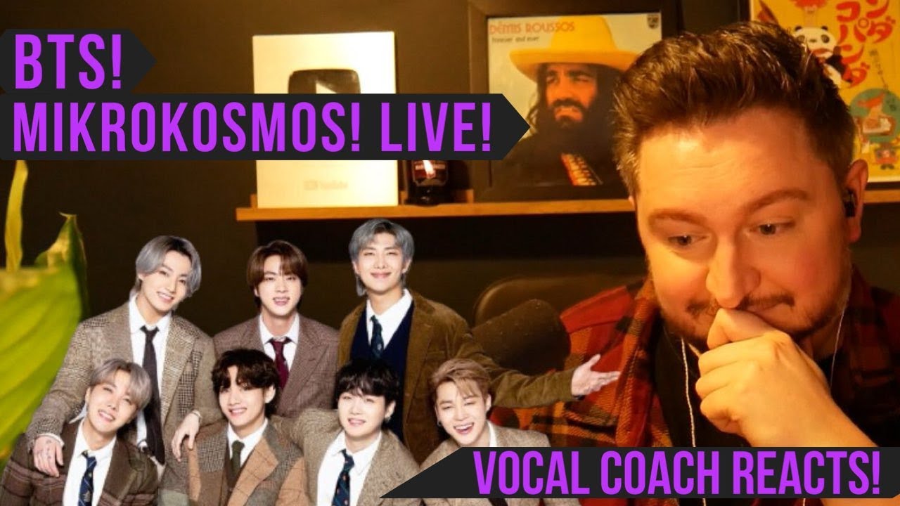 Реакция преподавателя по вокалу! BTS! Mikrokosmos! Live!