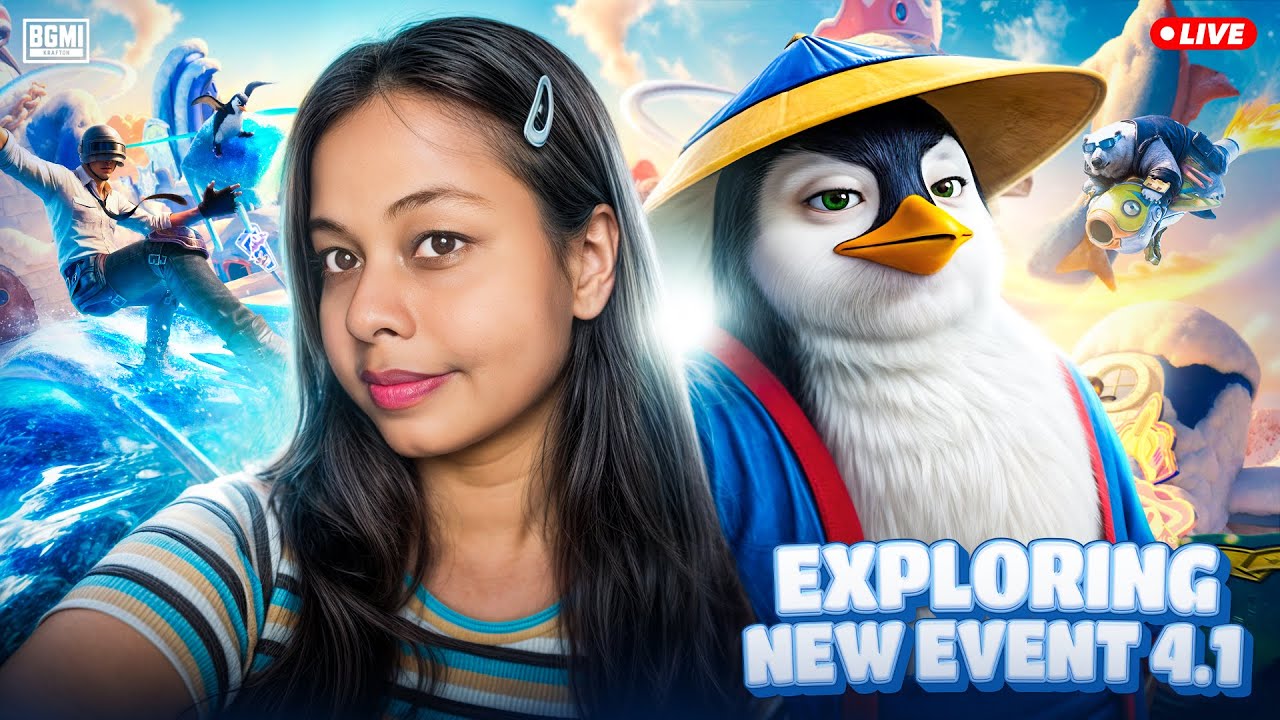 EXPLORING NEW UPDATE 4.1 LIVE 🔴 | BGMI GIRL GAMER LIVE | FACECAM LIVE  !  #BGMI #GirlGamer #Facecam