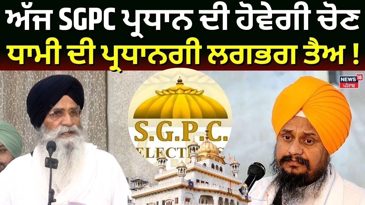 SGPC Election | ਅੱਜ SGPC ਪ੍ਰਧਾਨ ਦੀ ਹੋਵੇਗੀ ਚੋਣ ਧਾਮੀ ਦੀ ਪ੍ਰਧਾਨਗੀ ਲਗਭਗ ਤੈਅ ! |  Harjinder Singh Dhami
