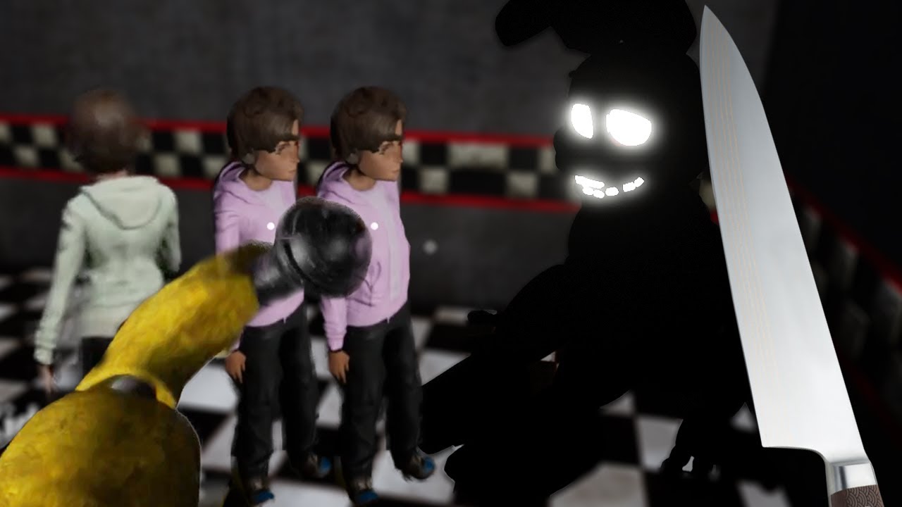 PLAYING as GOLDEN FREDDY Stuffing CHILDREN into SHADOW BONNIE.. | FNAF The Killer in Purple