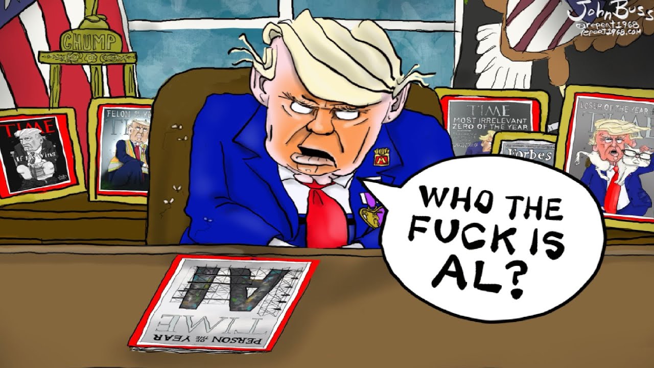 Funny American Political Cartoon - Breaking News - US Politic Comics - Trump Satire DECEMBER 11