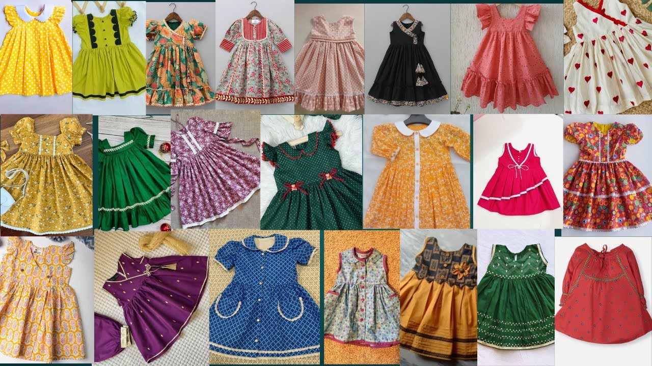 Top 50+ Baby frock Designs 2025|Baby Girl Frock|Kids Dress design|Summer Baby Frock Design With Lace