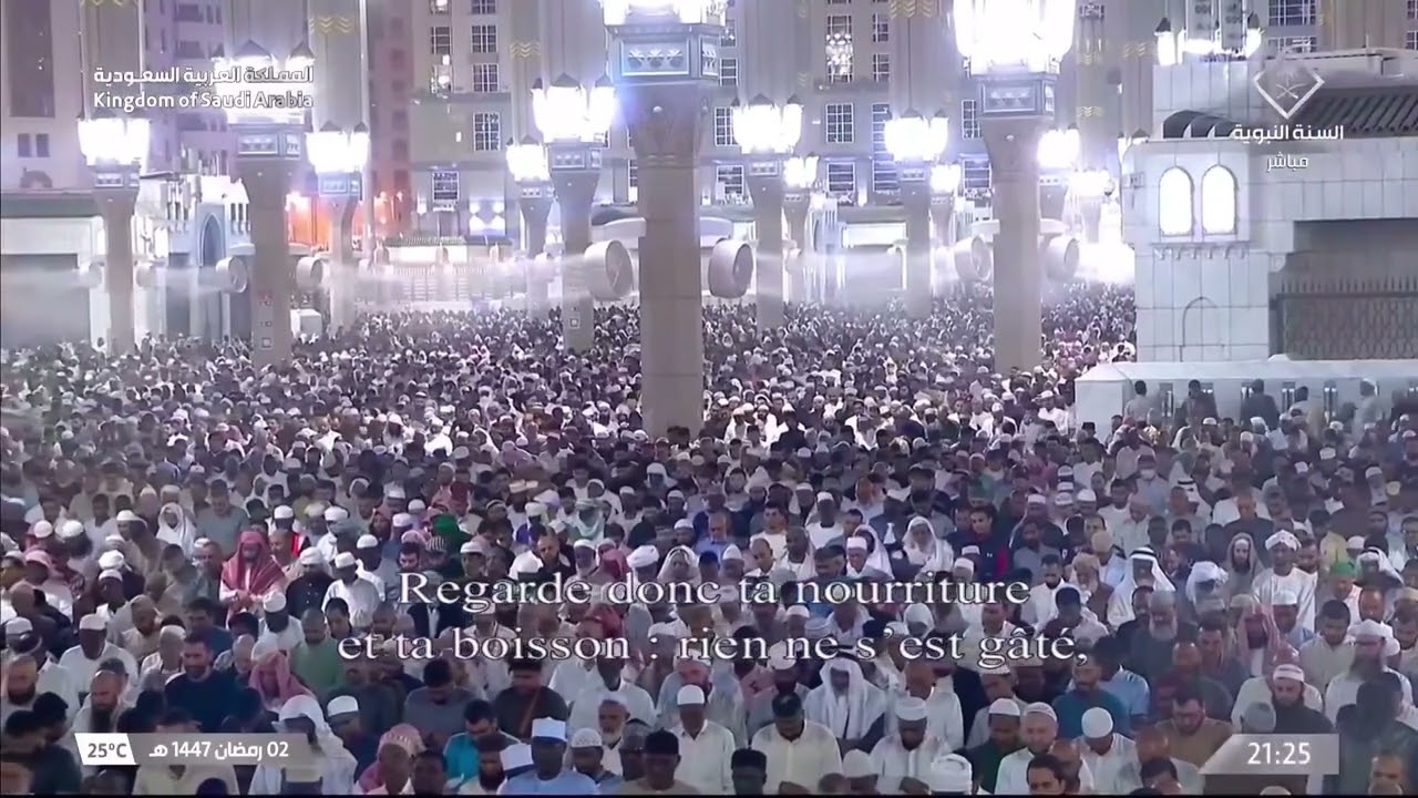 3rd Ramadan 1447 Madeenah Taraweeh Sheikh Muhanna