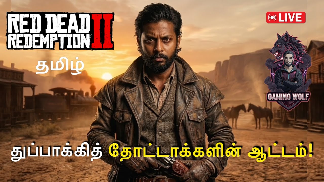 🔴Yaru intha Arthur Morgan |RDR2 Tamil Live Stream| PS5|Epi#07|Gaming Wolf-Tamil