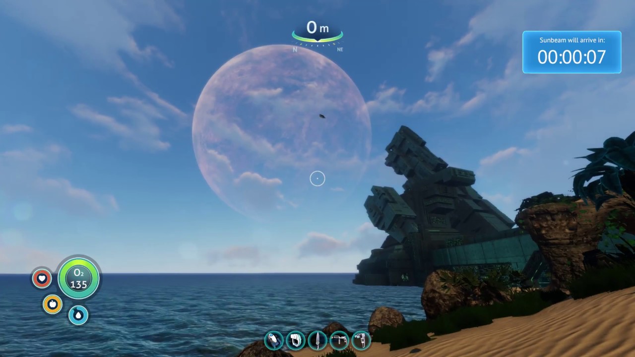 Subnautica: Sunbeam shot down (full release)