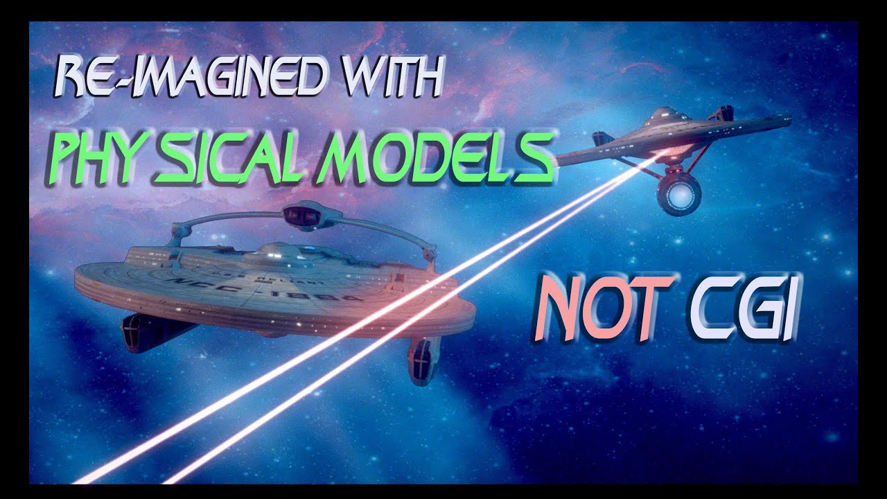 Mutara Nebula Battle - Fan Re-Imagined w/ AMT Model Kits - Motion Controlled
