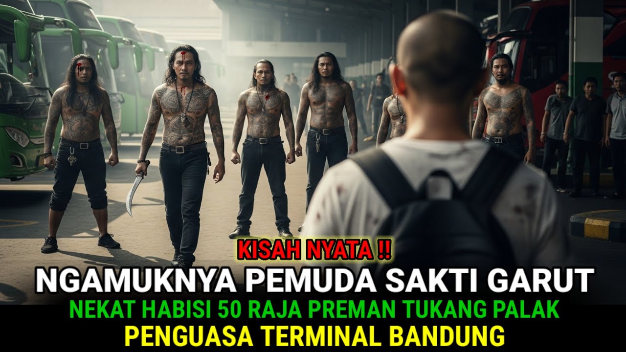 KISAH NYATA❗ PRANTAU SAKTI ASAL GARUT YANG NEKAT HABISI 50 RAJA PREMAN TUKANG PALAK TERMINAL BANDUNG