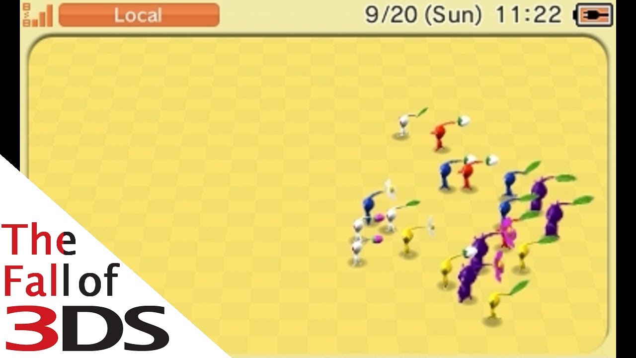 3DS Data Transferred Via Pikmin (The Fall of 3DS)