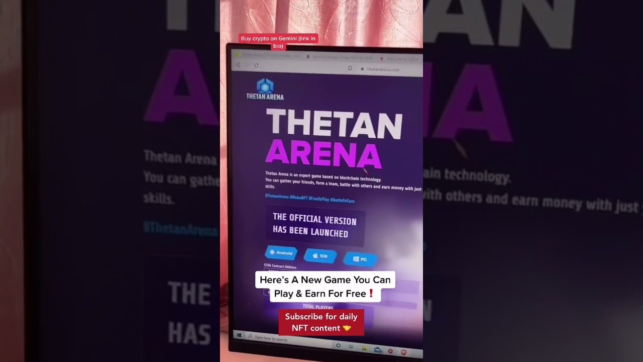 Earn Money Playing This Game For Free! l Thetan Arena