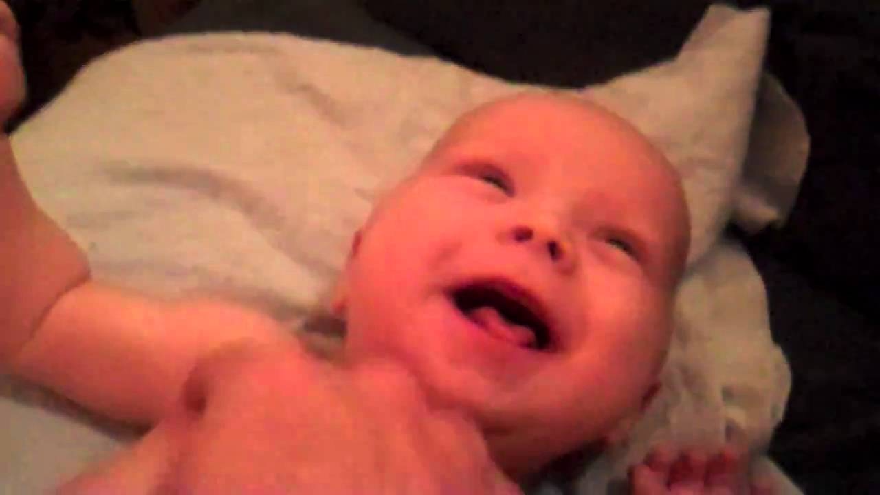Chase's First Tickle Laugh