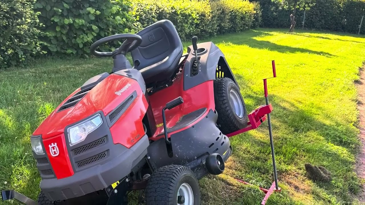 Kaputte Welle, Messerspindel beim Husqwarna Rasentrecker wechseln