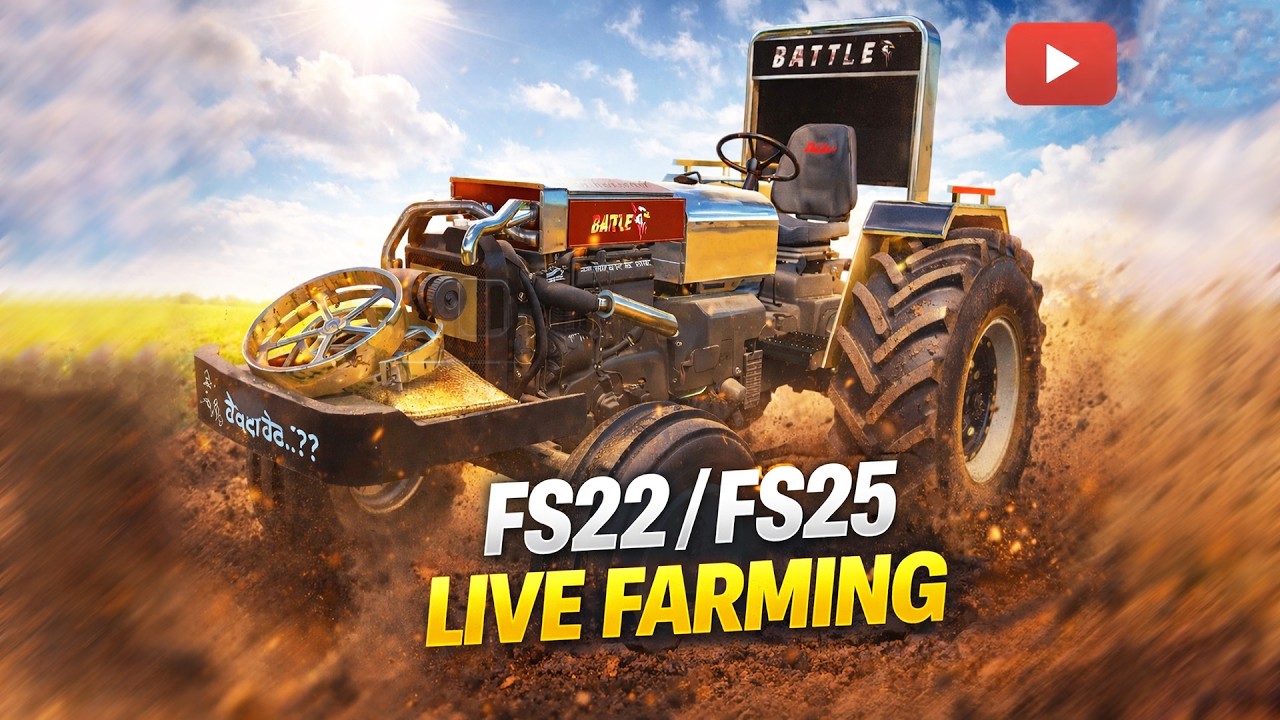 Making Indian Farming Map in FS22 FS25 Flat Map 🔥 LIVE #farming #gaming