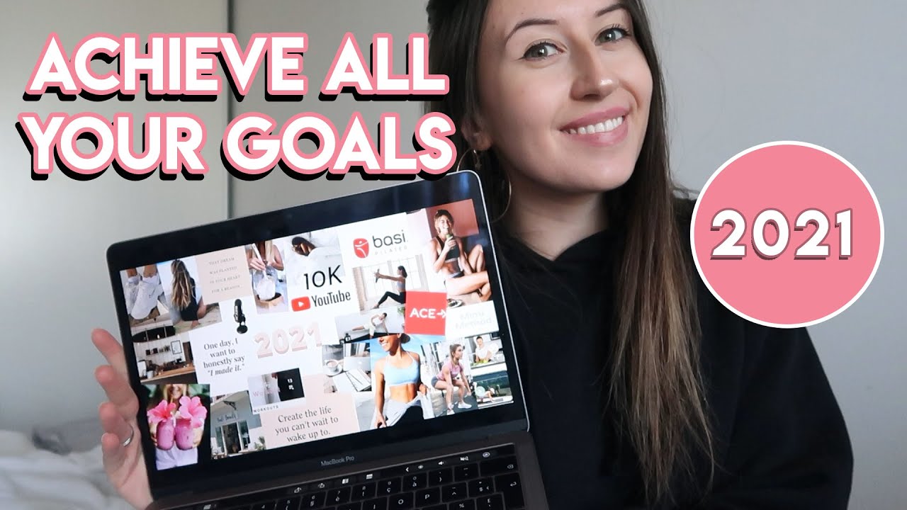 VISION BOARD 2021 How to make your own vision board (digital) on Canva and manifest your dream life!