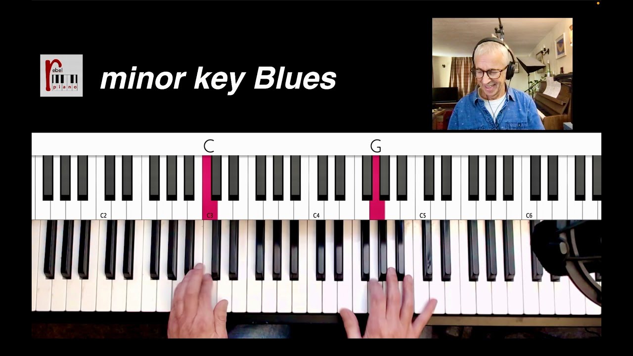 Как играть минорный блюз на фортепиано 🎹