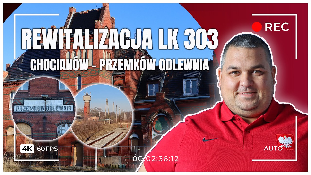 [4K] Rewitalizacja LK 303 na odcinku Chocianów - Przemków Odlewnia