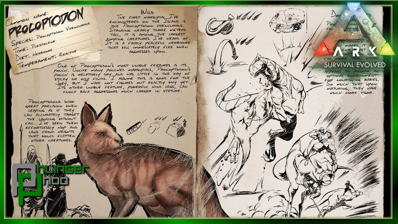 Ark Basics: Procoptodon - THE NANNY OF ARK