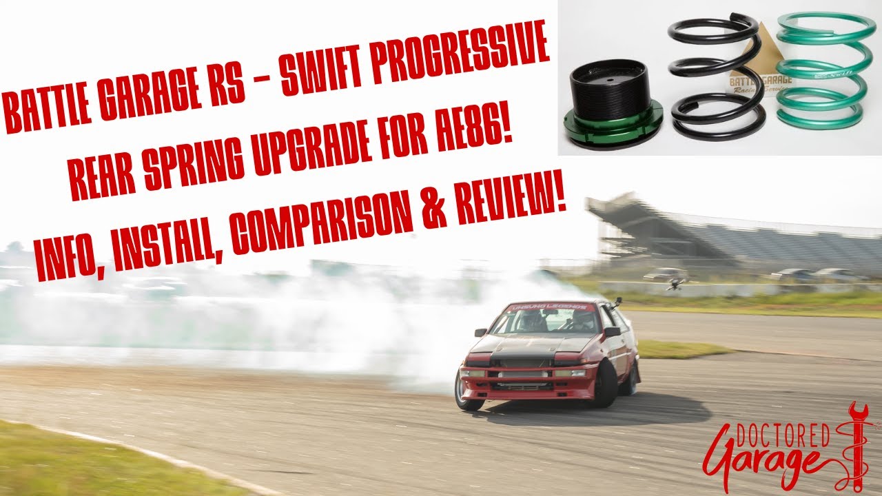 BGRS x Swift AE86 Rear Spring UPGRADE! - Info, Install, TESTING and Review!!