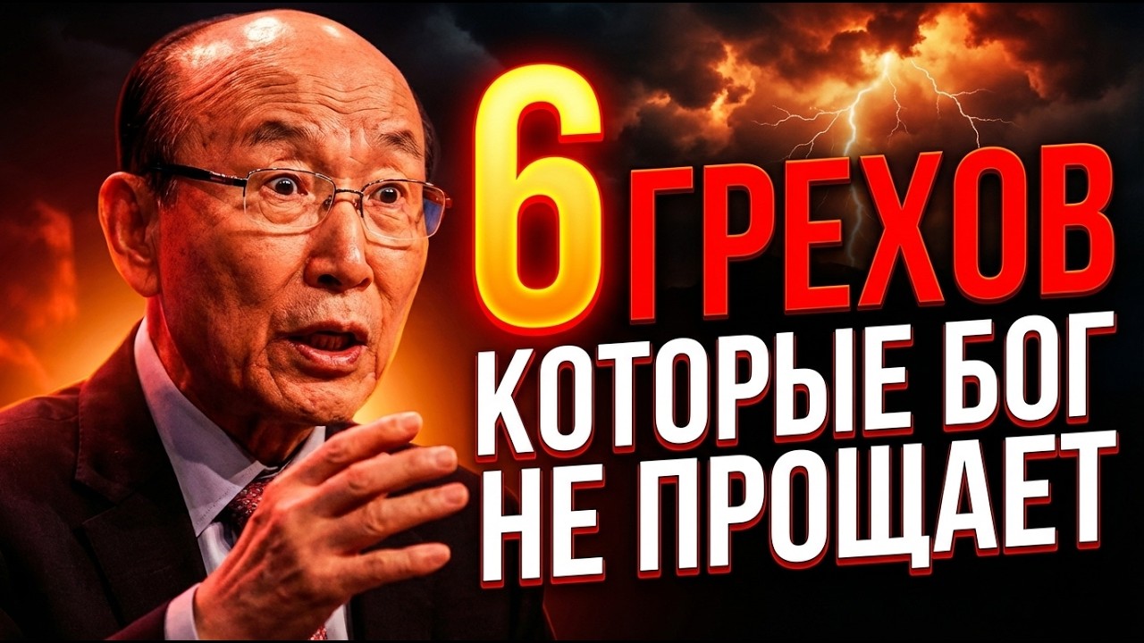 6 ГРЕХОВ, КОТОРЫЕ БОГ НЕ ПРОЩАЕТ: Самое Страшное Предупреждение Библии | Дэвид Йонги Чо