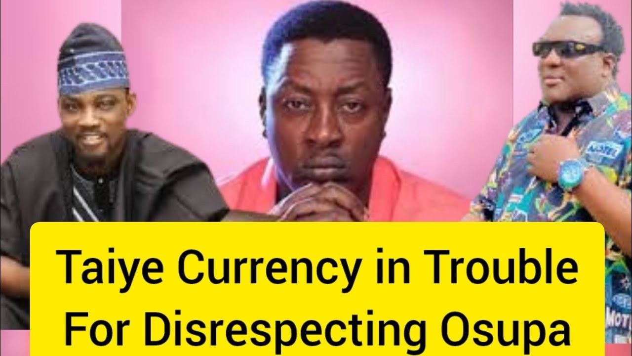 TAYE CURRENCY VOICE OUT SAHEED OSUPA IS MY BOSS FRIEND PASUMA NOT MY OWN BOS AND WIL NOT BOW FOR HIM