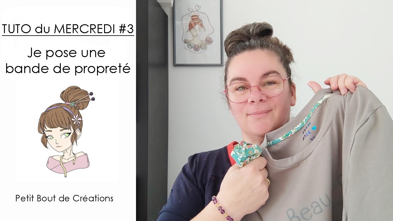 TUTO DU MERCREDI #3 : la bande de propreté sur tissus maille #podcastcouture #couture