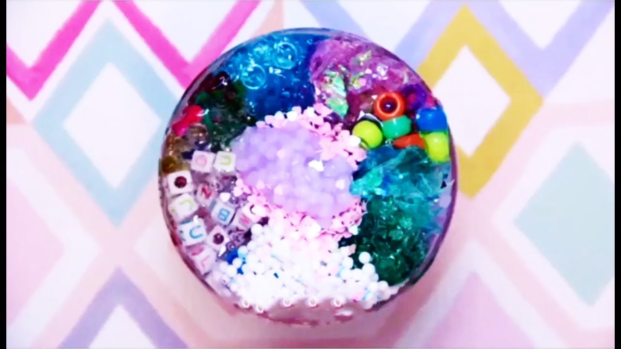 Color Crunchy Bead Slime - Satisfying Slime ASMR