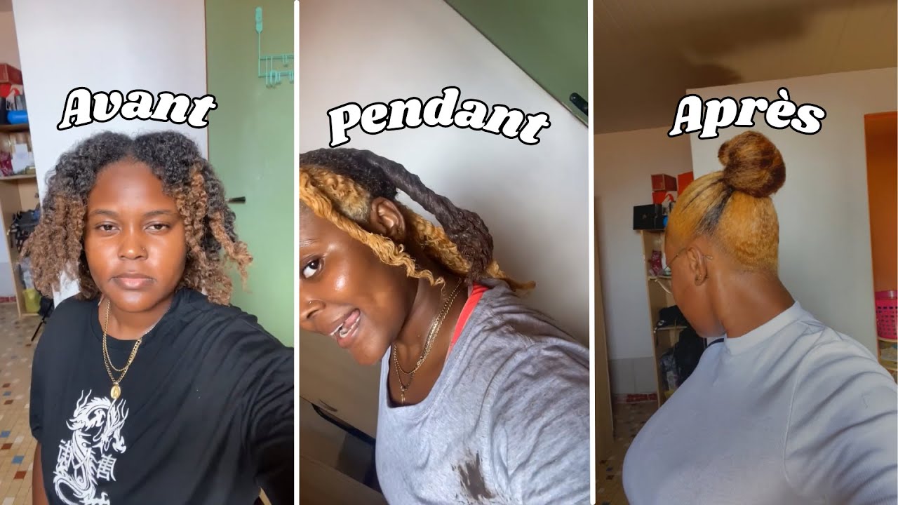 Je fais un skunk hair avec crème of nature