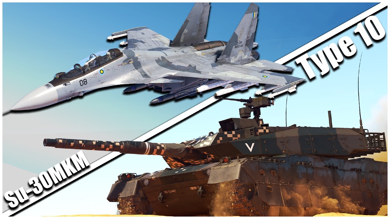 When Japan Becomes The Pantsir KILLERS of Top Tier - Su-30MKM & Type 10 - War Thunder