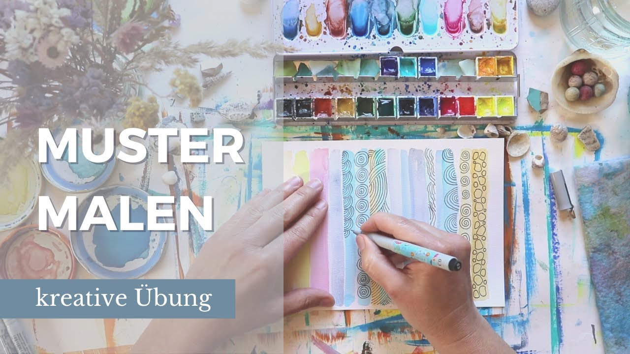 Streifen & Muster &ndash; Eine Mal&uuml;bung in deinem eigenen Rhythmus | Kreative &Uuml;bung f&uuml;r Entspannung