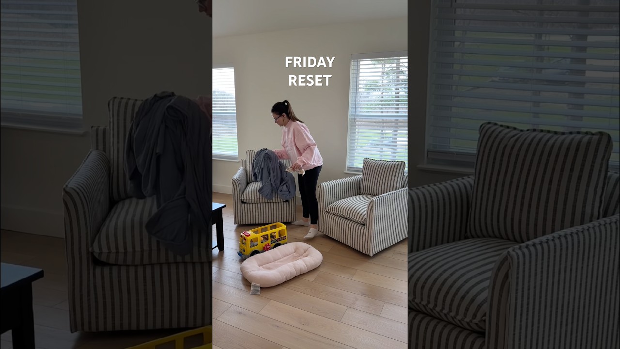 TGIF! let&rsquo;s tidy this house before I get the kids 🫧 #vlog #mom #cleanwithme #cleaning #dailyvlog