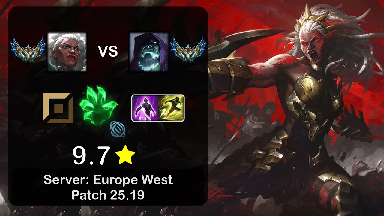 Ambessa Top vs Yorick - EUW Challenger - Patch 25.19