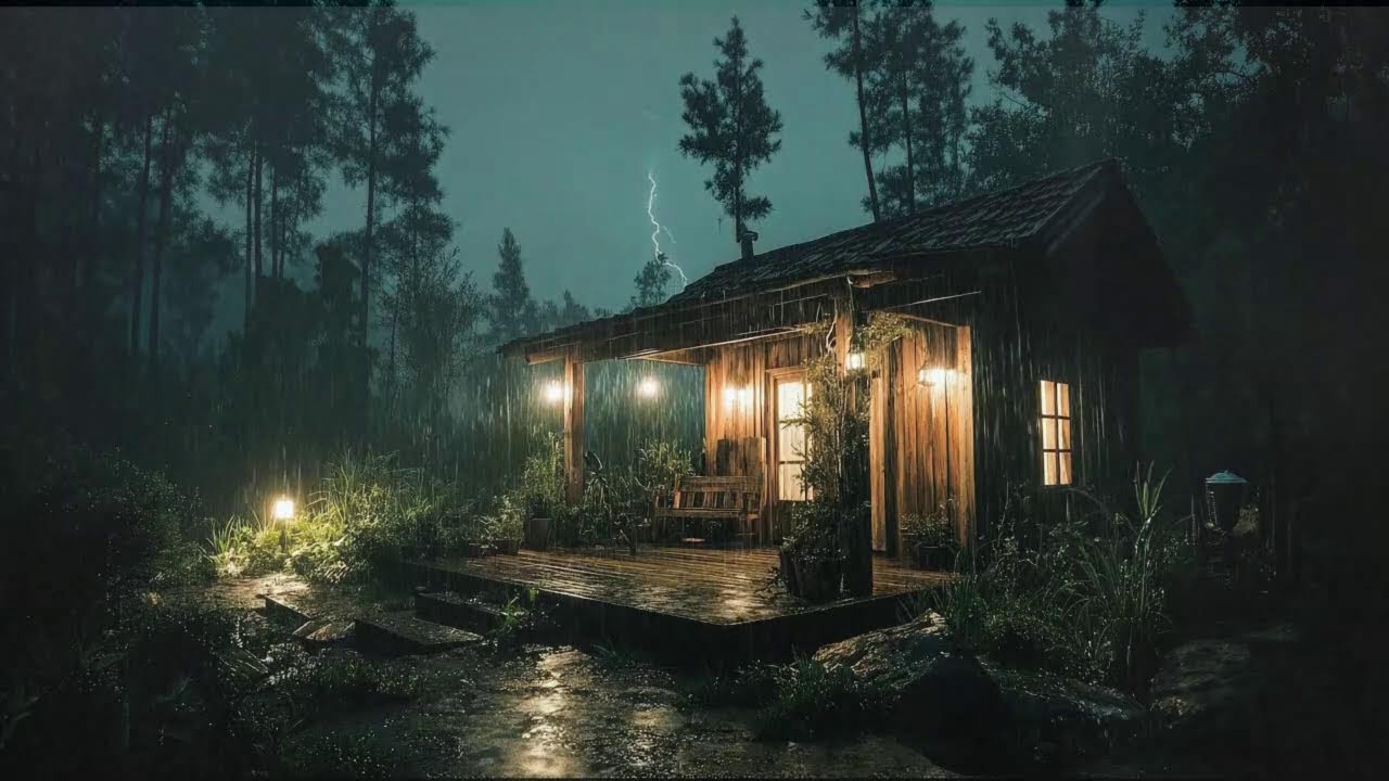This Heavy Rain and Thunder Sound Works Better Than Sleep Music