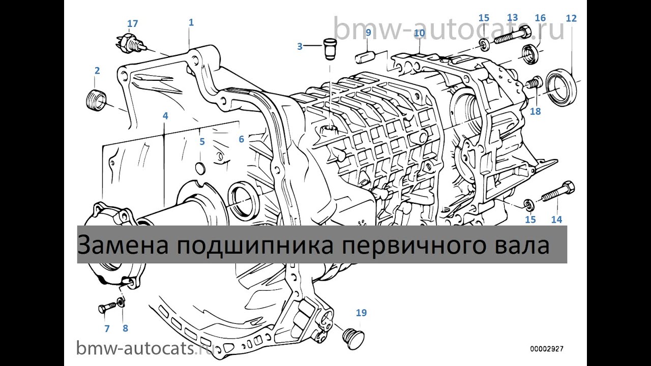 Замена подшипника первичного вала Getrag 260 #Коробкавирус часть 1