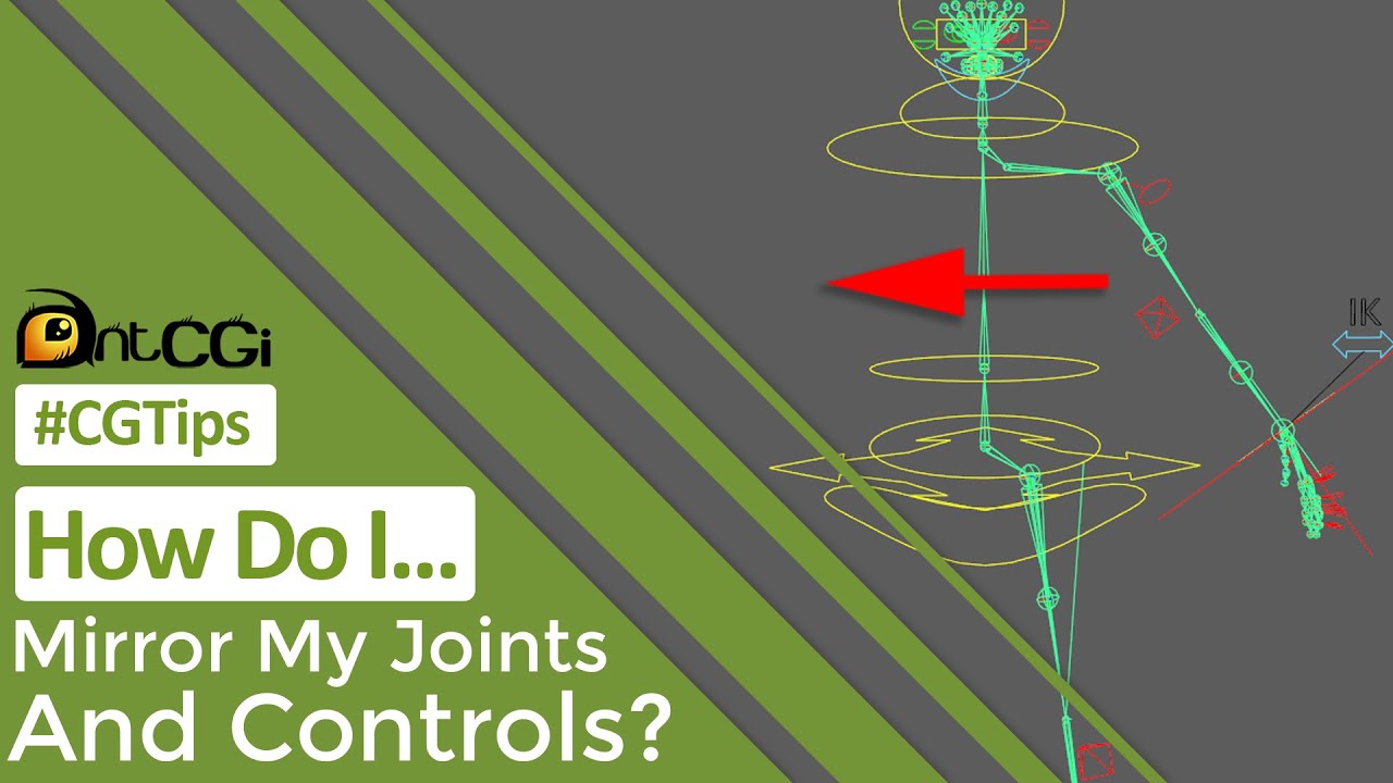 #CGTip | How Do I Mirror My Joints And Controls?