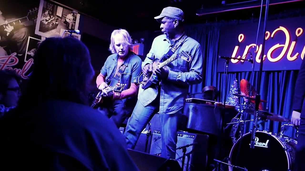 Jeff Kollman with Bombastic Meatbats, jamming with Vernon Reid (Living Colour), NY 2012