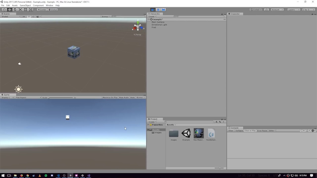Unity - lesson 1