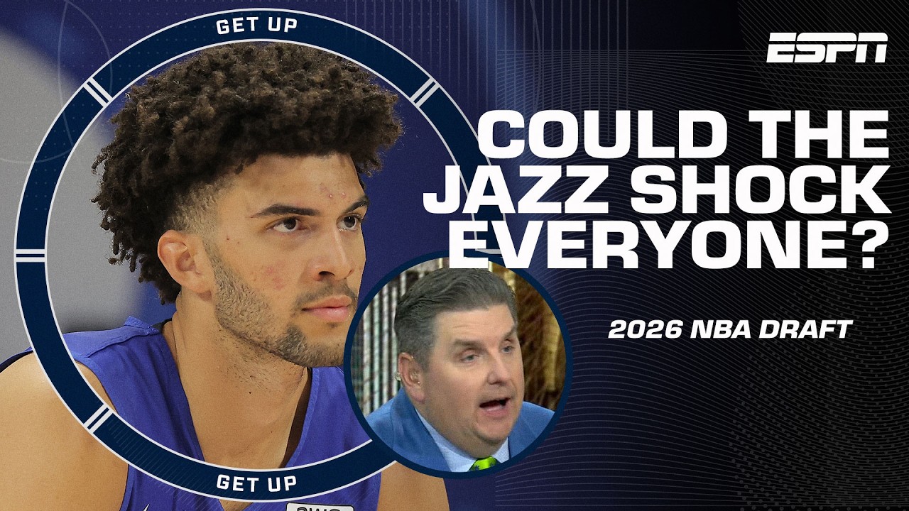 Windy thinks THERE IS A CHANCE the Jazz take Cam Boozer at No. 2 😮 | Get Up