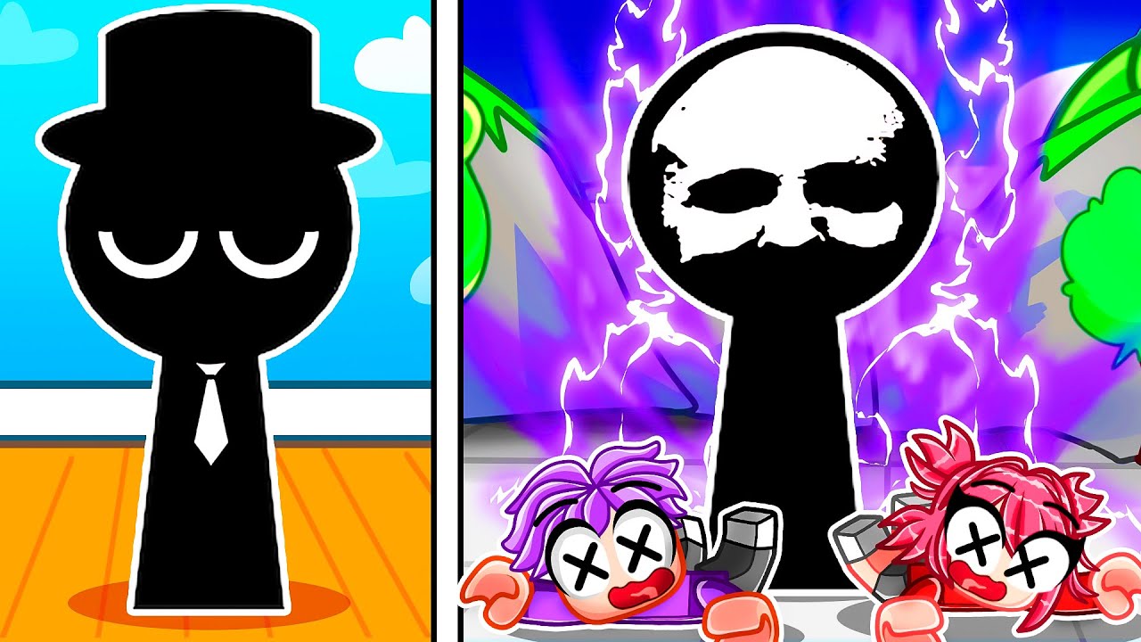 Birth to MR BLACK SPRUNKI in Roblox Strongest Battlegrounds!