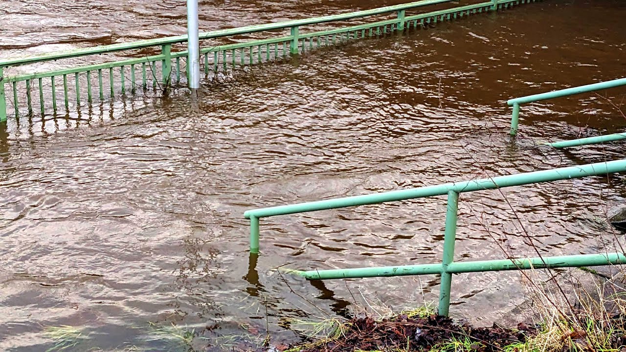 Weihnachtshochwasser 2023 an der Bocholter Aa