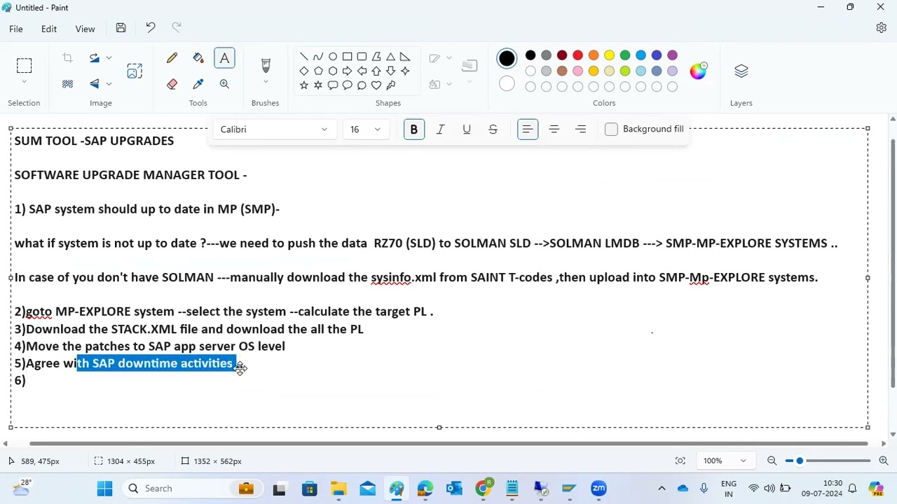 SAP UPGRADE USING SUM TOOL - PRESTEPS