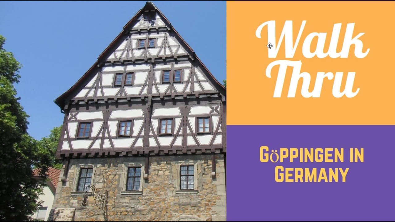 Walking through: Göppingen in GERMANY