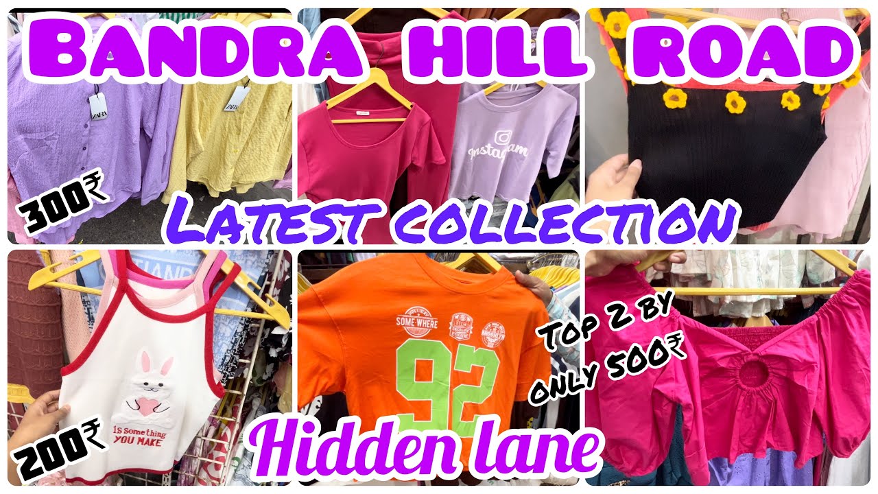 “बांद्रा हिल रोड” BANDRA HILL ROAD || LATEST COLLECTION ||Meenakshi Salvi | #mumbai #hillroad #vlog