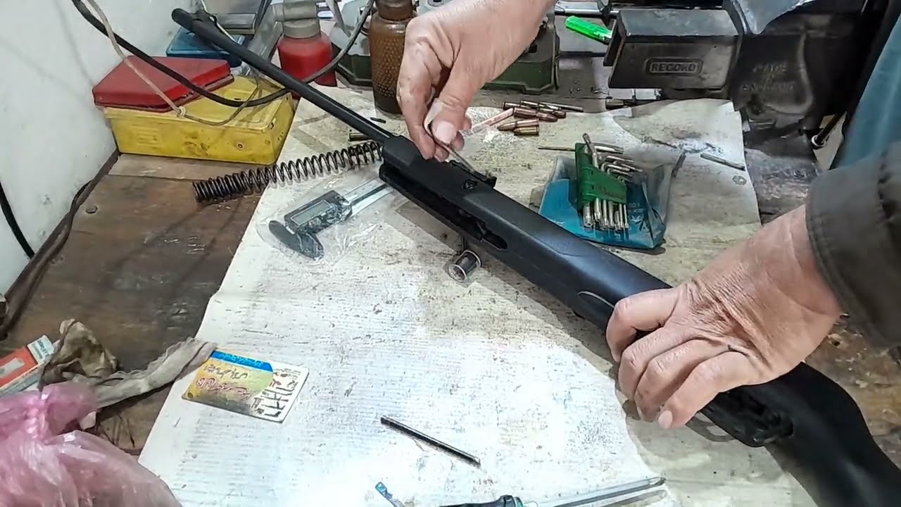 Gamo Shado 1000 air gun spring replacement /disassembly /Reassembly #video #viral #airgun