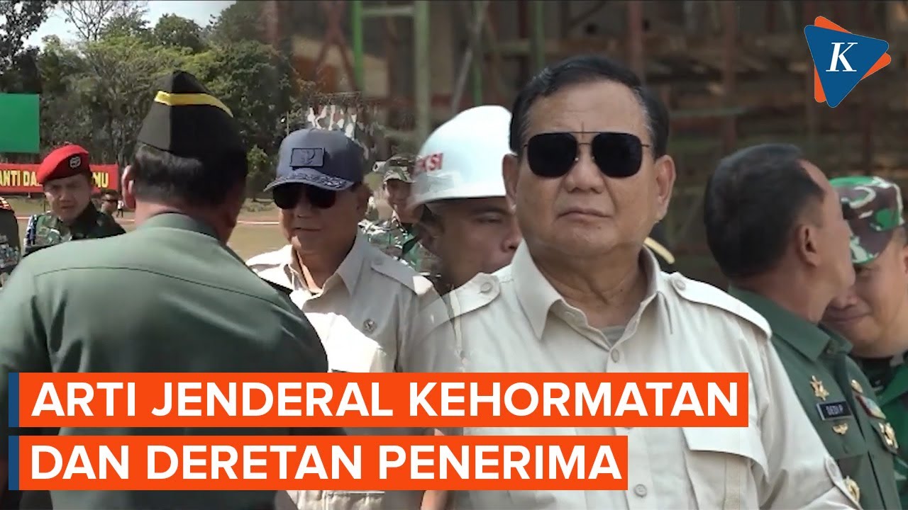 Mengenal Pangkat Jenderal Kehormatan dan Para Penerimanya Selain Prabowo