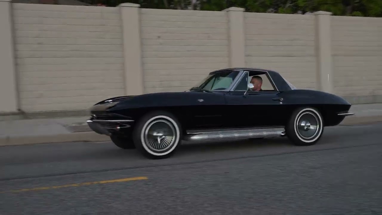 1964 C2 Corvette driving video