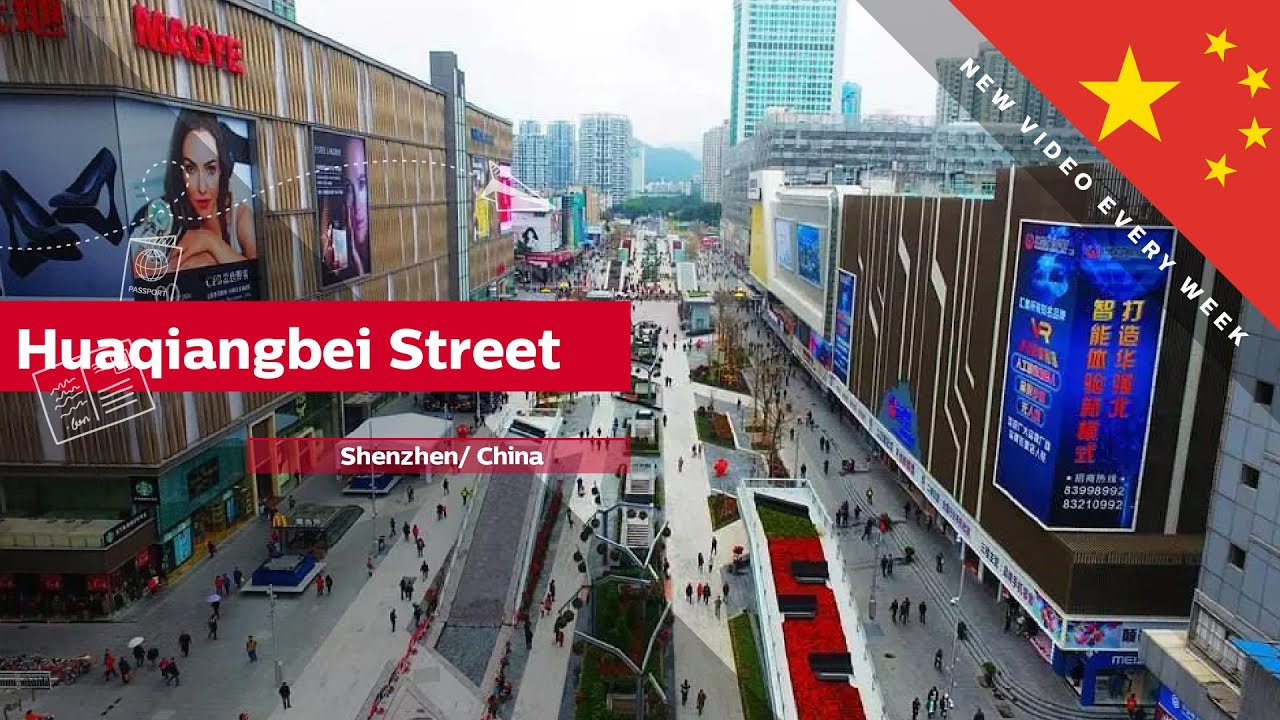 Huaqiangbei Street, Shenzhen China Walking Tour