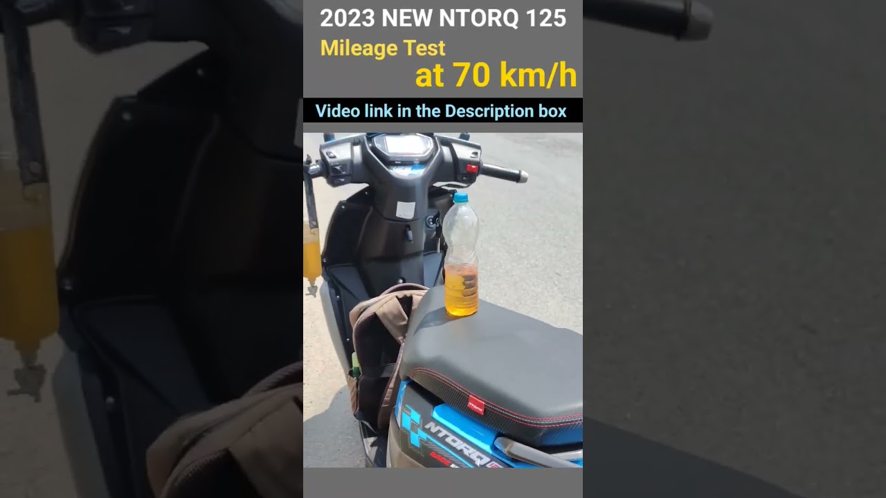 #shorts | Mileage Test | 2023 New NTORQ 125 | 125 | Scooter | New | Hindi