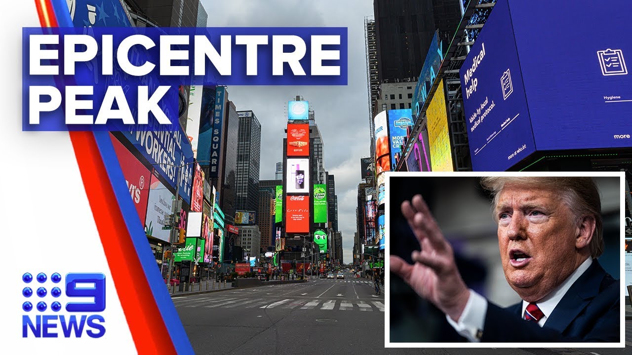 Coronavirus: New York reaches highest death toll in single day | Nine News Australia