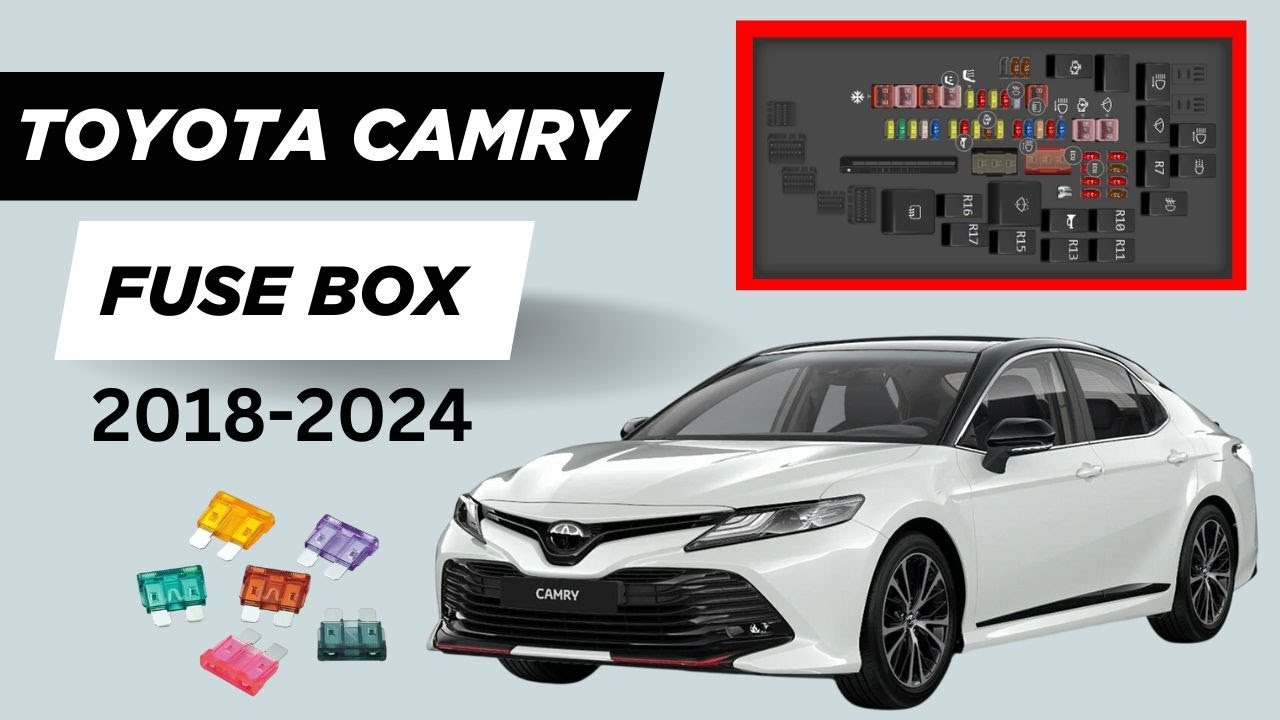 Toyota Camry XV70 (2018-2024) Relays & Fuse Box Diagram + Location