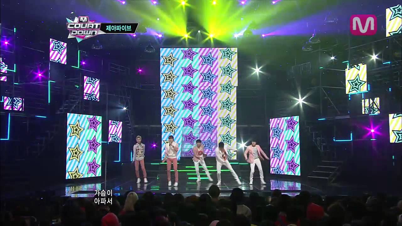 제아파이브_헤어지던날(The Day We Broke Up by ZE:A FIVE@Mcountdown 2013.4.18)