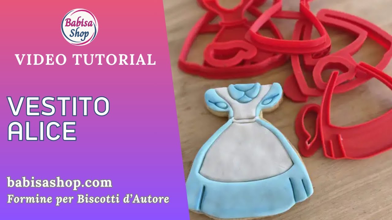 Vestito Alice in pasta di zucchero e frolla